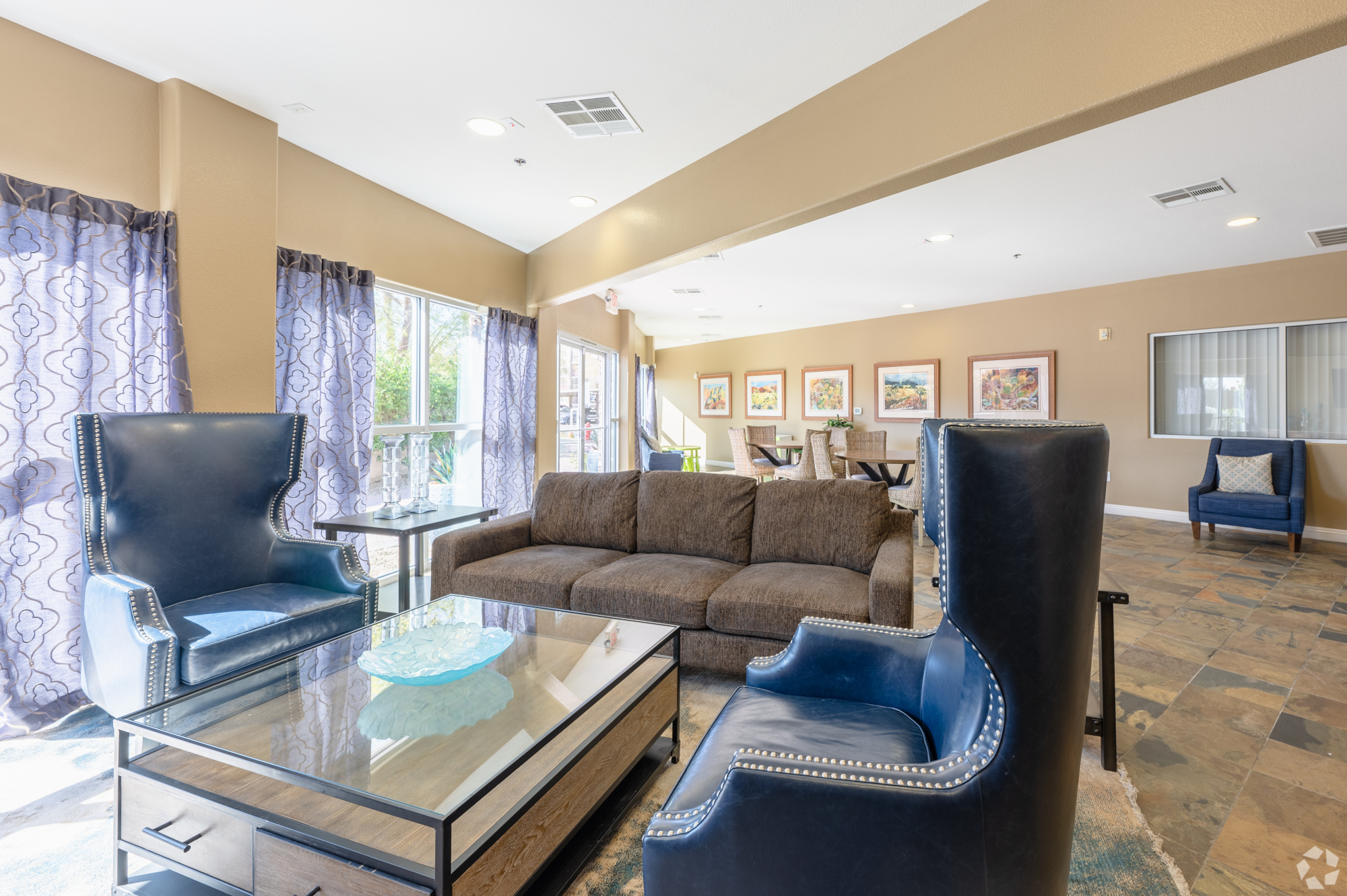 Inspirado Residences, community lounge couch